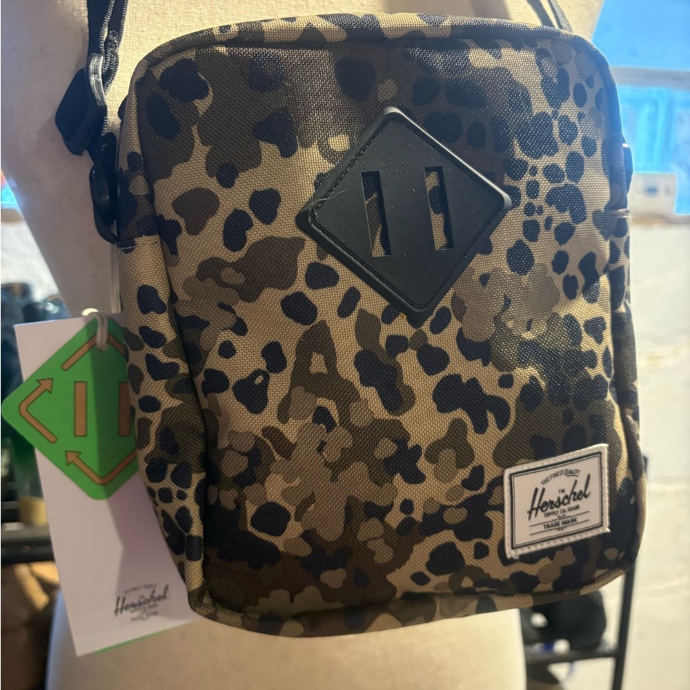 Herschel Supply Company Leopard Print Messenger Bag - Tag Removed